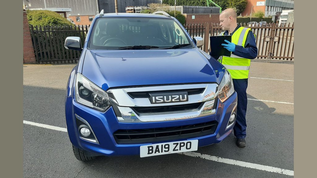 Isuzu donated three D-Max pickup trucks to help the fight against the coronavirus 
