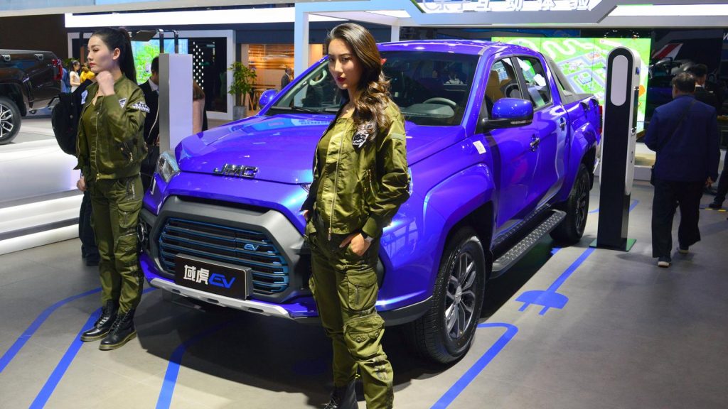 Chinese pickup trucks include the JMC Tiger