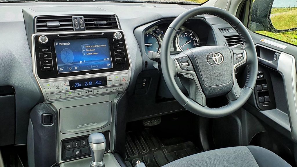 Dashboard of the Land Cruiser Commercial