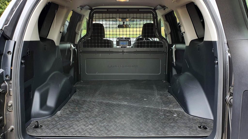 Load bay of the Land Cruiser Commercial