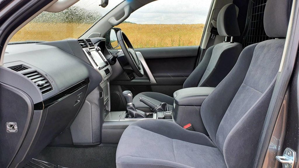 Interior of the Land Cruiser Commercial