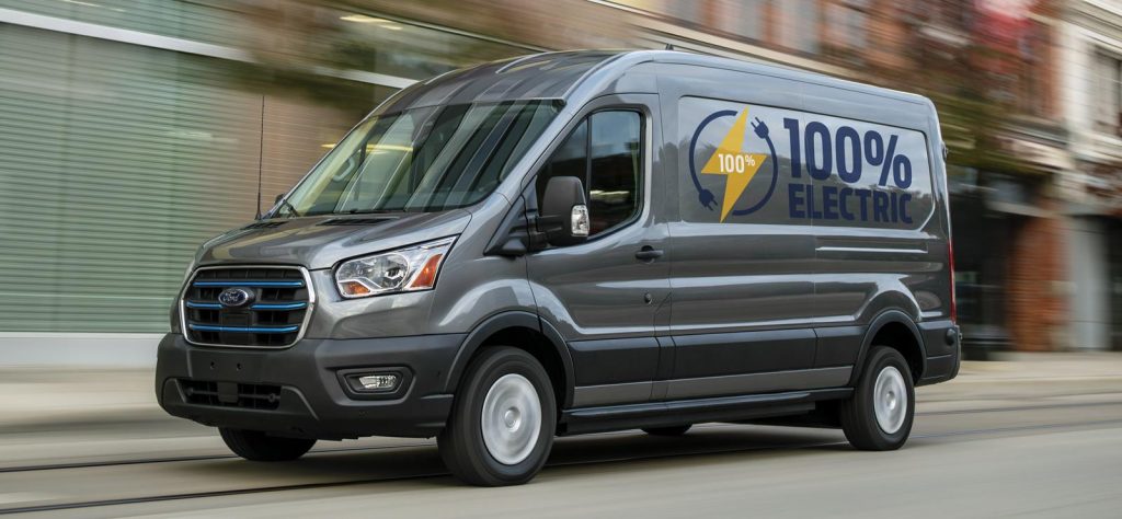 Ford E-Transit van