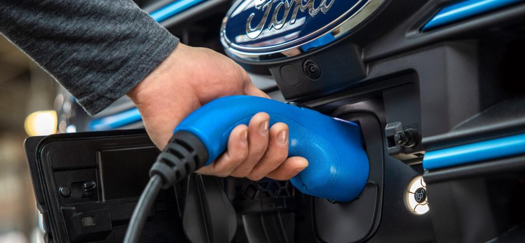 Ford E-Transit charging