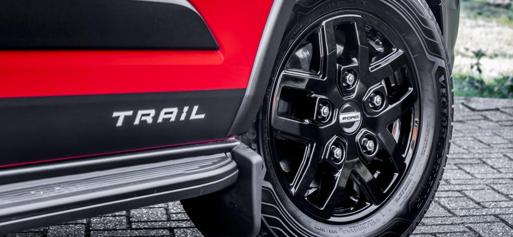 Beefy trim on the Ford Transit Custom Trail