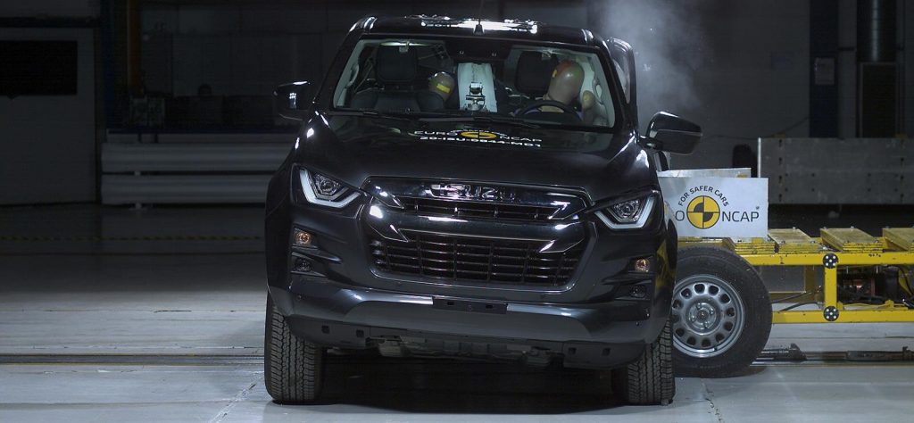 Isuzu D-Max safety testing