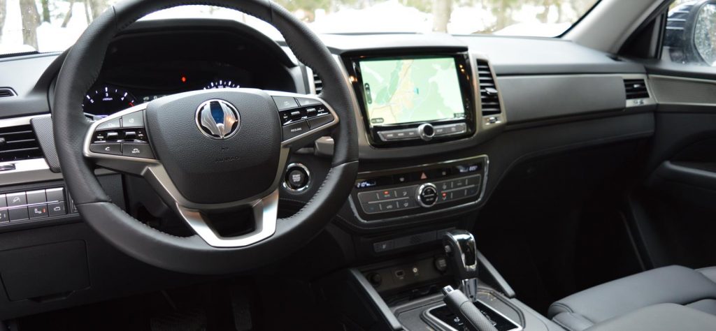 SsangYong Musso first drive interior