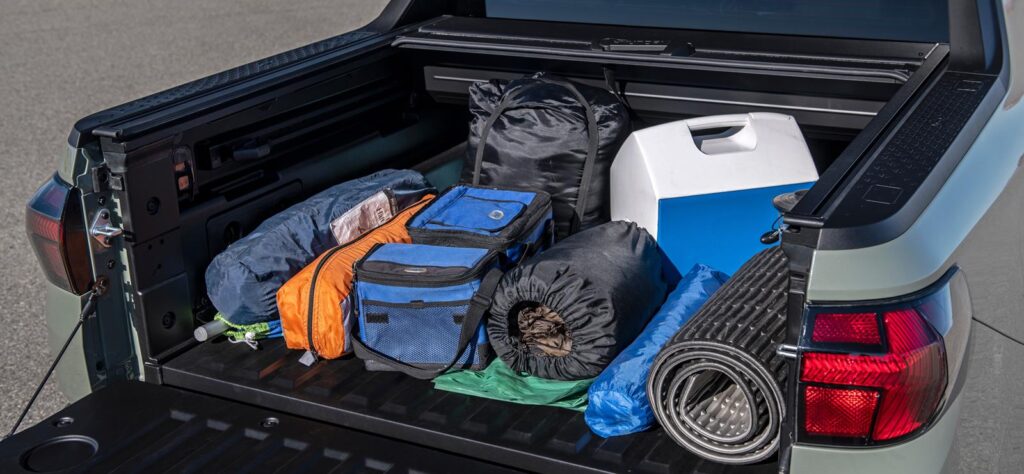 Hyundai Santa Cruz load bay