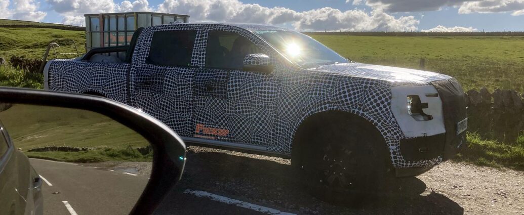 Ford Ranger 2022 undergoing testing in the UK ahead of its reveal