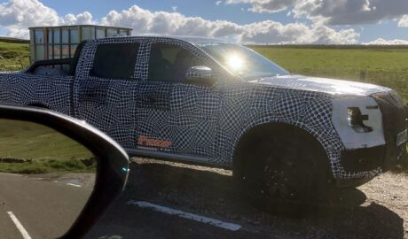 Ford Ranger 2022 undergoing testing in the UK ahead of its reveal
