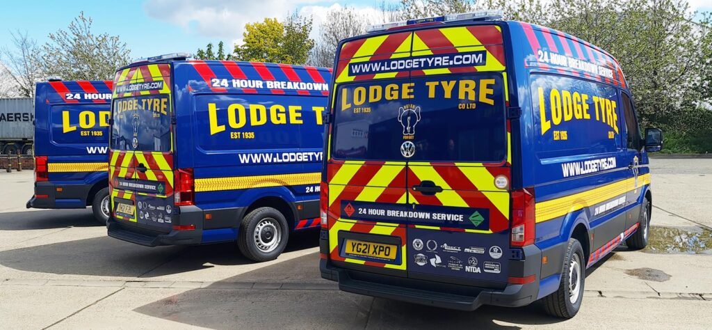 Lodge Tyre Co 100th Volkswagen Crafter van
