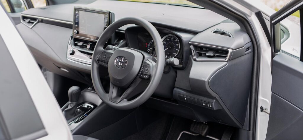 Toyota Corolla Commercial Hybrid Car Derived Van Interior