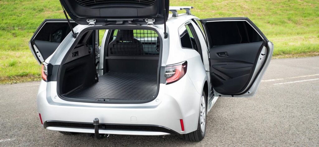 Toyota Corolla Commercial Hybrid Car Derived Van Cargo Area