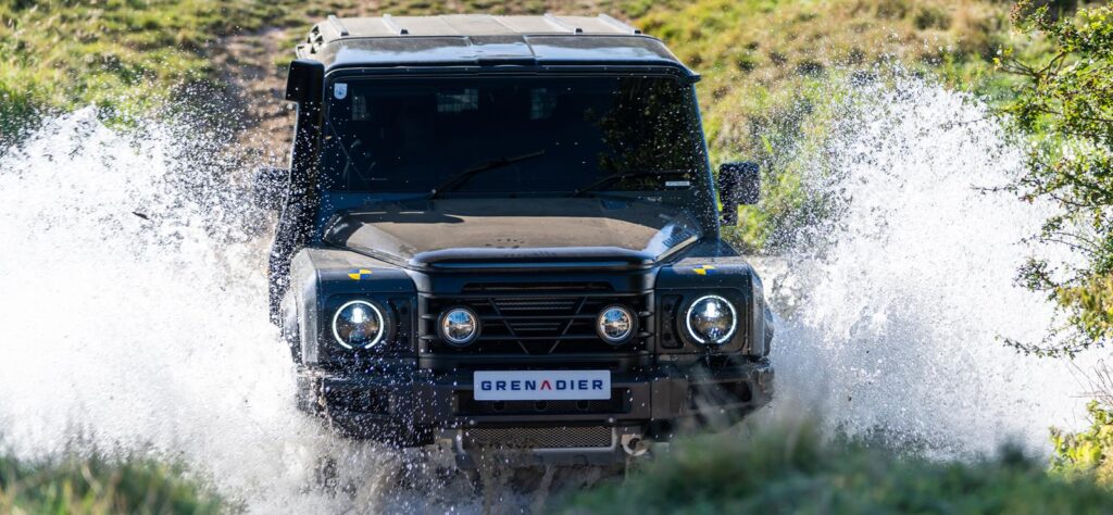 Ineos Grenadier on Road and Track