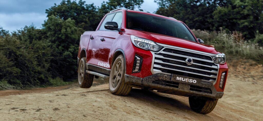 SsangYong Musso pickup off-road is subject of a bidder process