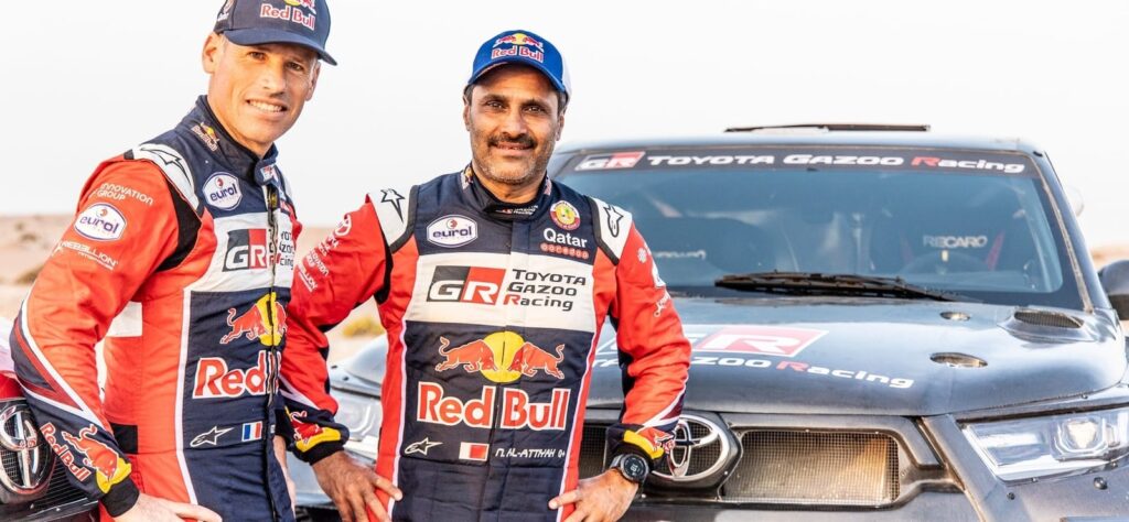 Toyota Gazoo Racing drivers and Hilux for Dakar