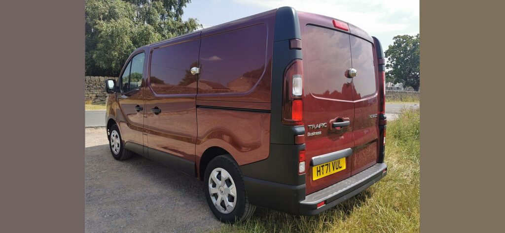 Renault Trafic panel van rear review