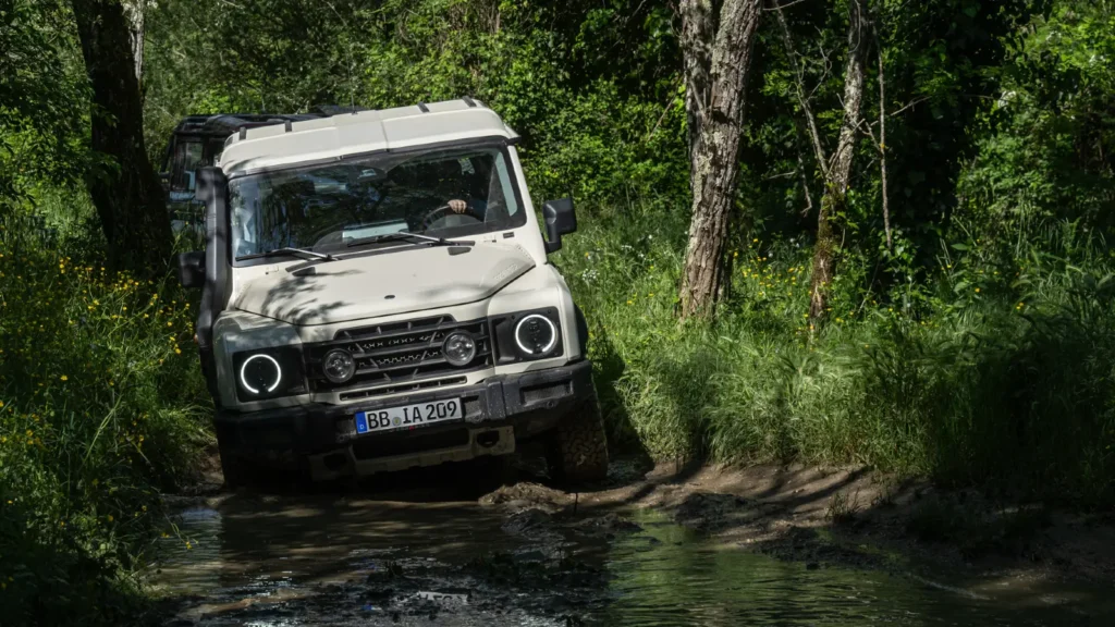Ineos Grenadier Quartermaster review - mud and wading