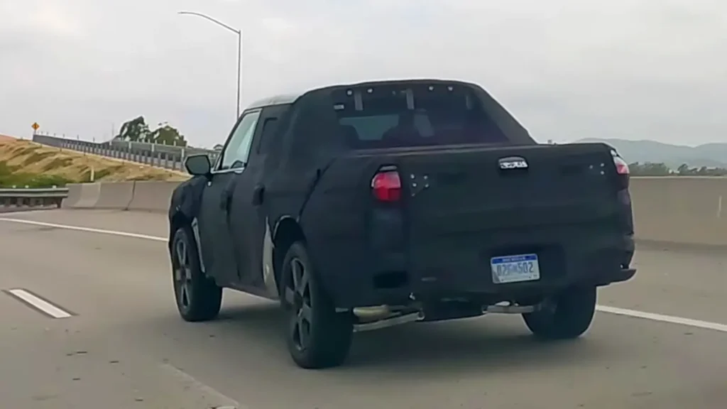 Kia electric pickup caught testing