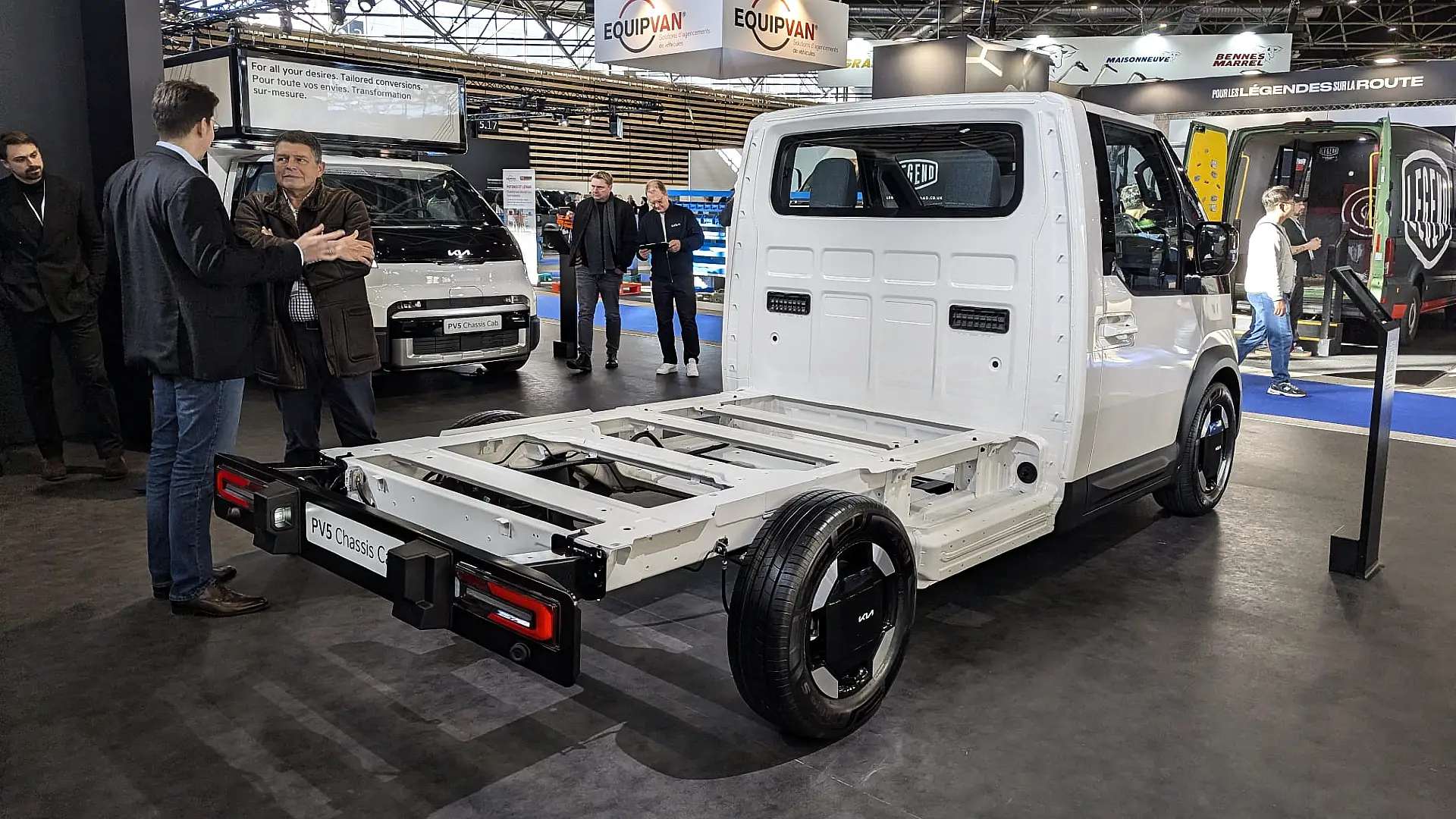 New Kia PV5 Chassis Cab debuts with converter-friendly EV platform • Professional Pickup