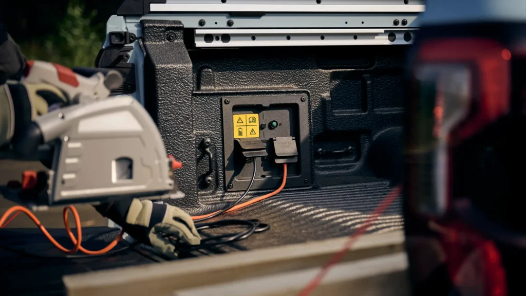 Ford Ranger PHEV with Pro Power Onboard to act as a generator