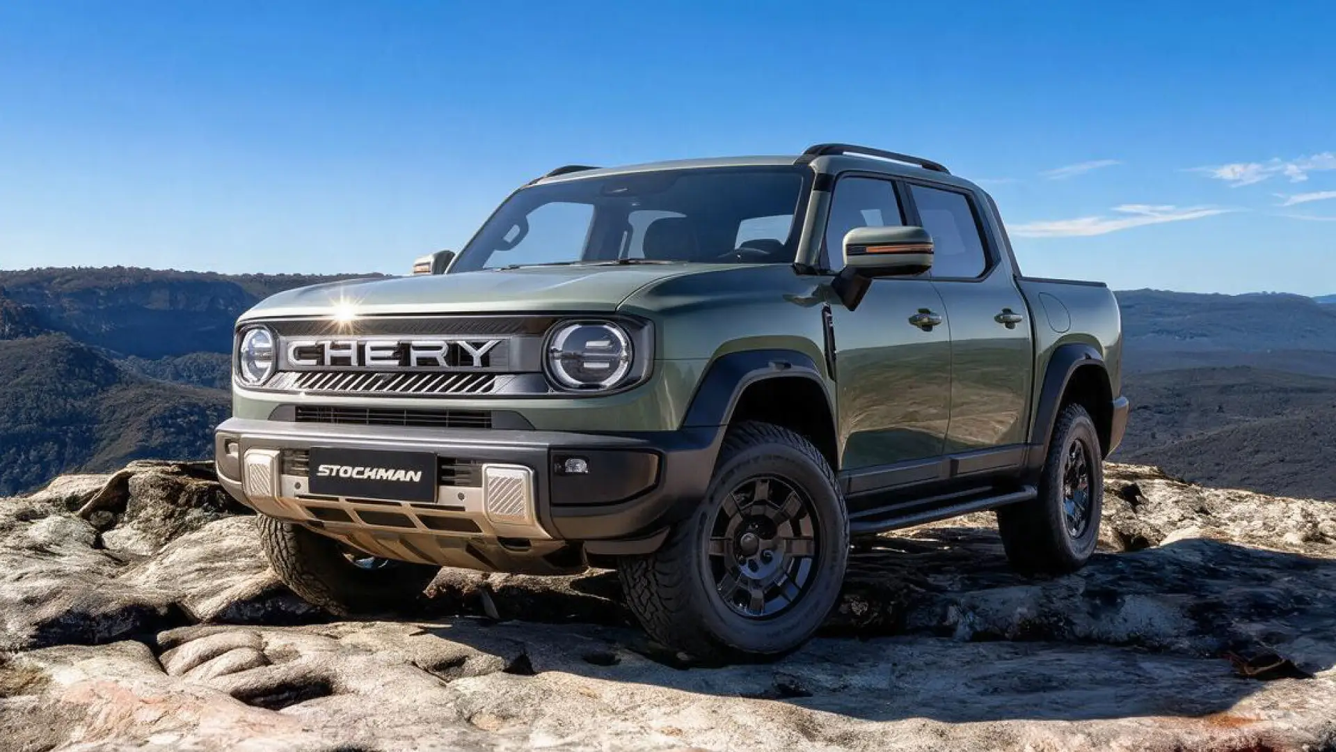 Chery Stockman diesel hybrid pickup packs 476hp and 60-mile electric range • Professional Pickup